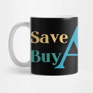 save a writer buy a book Mug